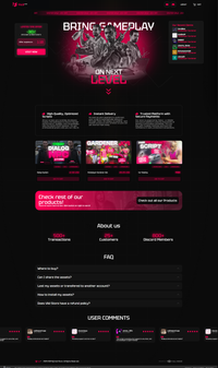 "MODERN" Tebex Theme